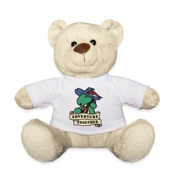 Adventure Together - Teddy Bear - white - Front