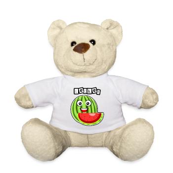 Lecker Melone - Teddy - Weiß - Vorne