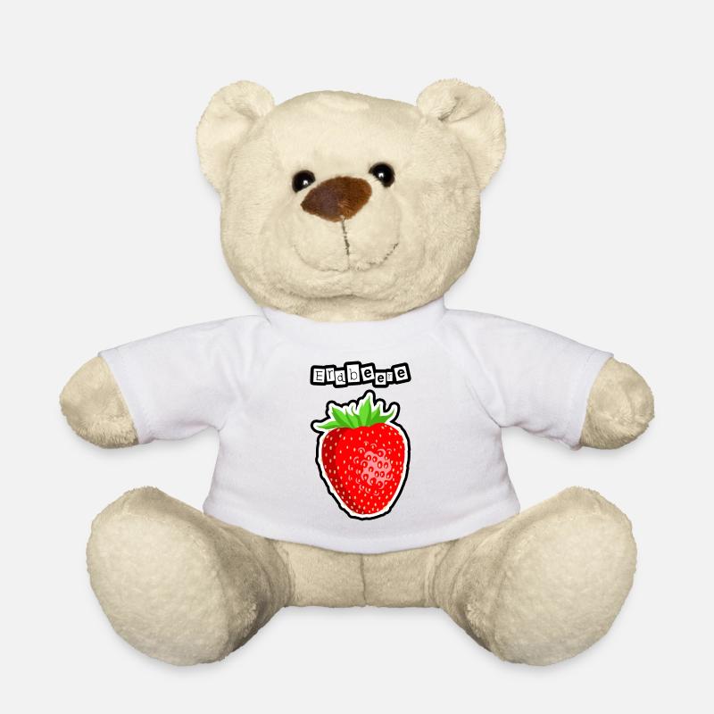 Rote Erdbeere - Teddy - Weiß