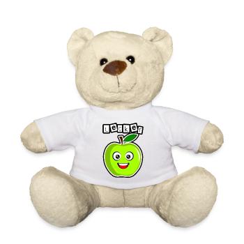 Lecker grüner Apfel - Teddy - Weiß - Vorne