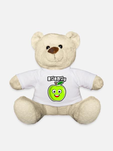 Lecker grüner Apfel - Teddy - Weiß