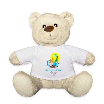 Bouches du rhône - Teddy Bear - white - Front