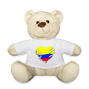 Colombie - Nounours - blanc - Devant