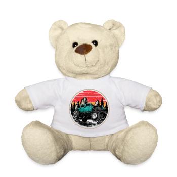 Jeep tout-terrain Sunset Trail - Nounours - blanc - Devant