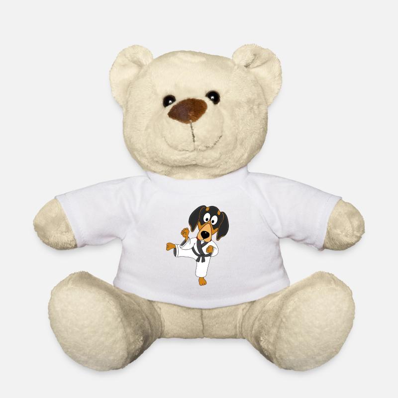 HUND - DACKEL - KAMPFDACKEL - KARATE - JUDO - Teddy - Weiß