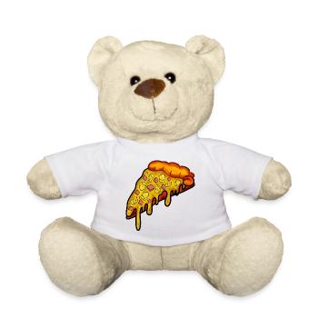 Hawaii Pizza - Pineapple HAM CHEESE - Teddy Bear - white - Front