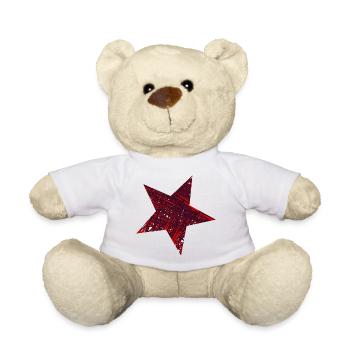 STAR. STARS. STAR. STARS. FEAST. ANNIVERSARY - Teddy Bear - white - Front