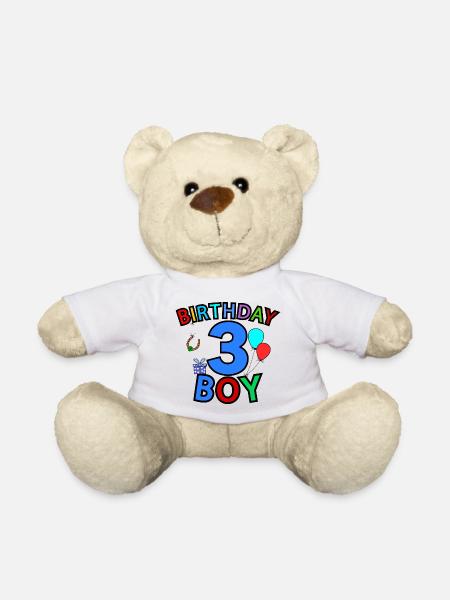 Birthday Boy 3 - Teddy - Weiß