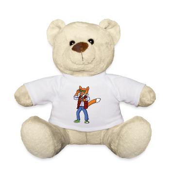 Time-Traveling Fox - Nounours - blanc - Devant