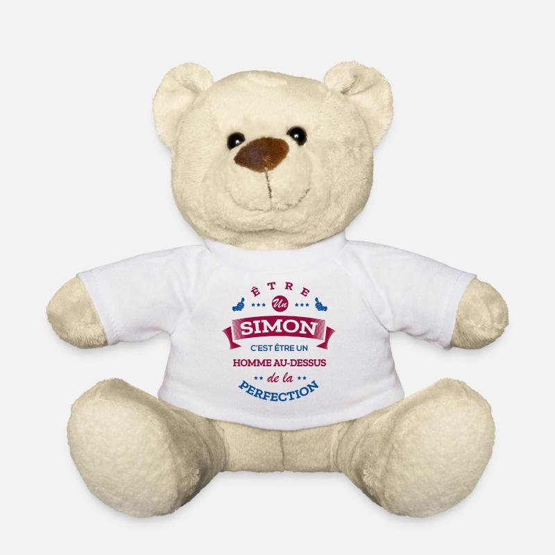 SIMON PARFAIT - NOM SIMON - Nounours - blanc