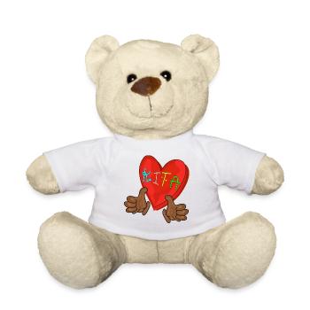KITA EINGEWÖHNUNG KINDERTAGESSTÄTTE - Teddy - Weiß - Vorne