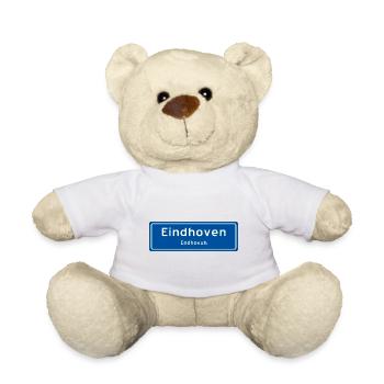 Ortsschild Eindhoven - Teddy - Weiß - Vorne