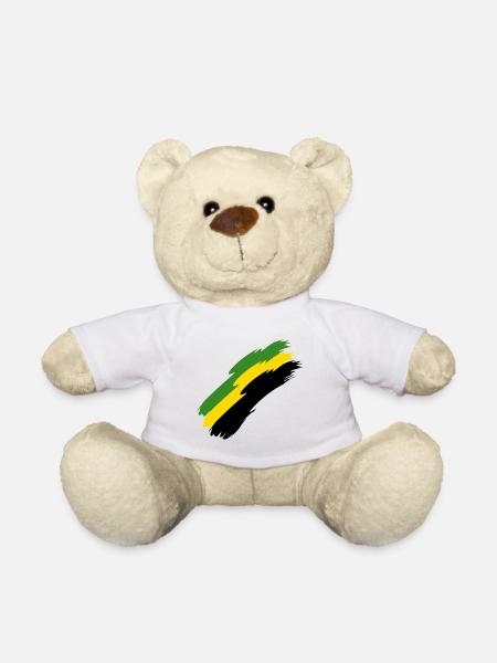 Jamaica - Teddy Bear - white