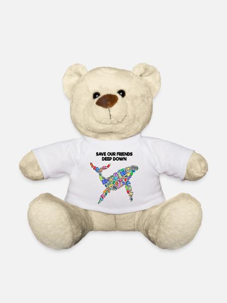 Artenschutz Erde Umwelt Statement - Teddy - Weiß