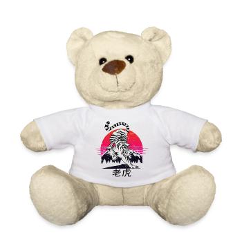 Chinesischer Weißer Tiger - Teddy - Weiß - Vorne