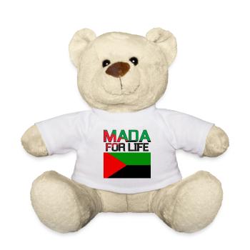 MADA FOR LIFE - Nounours - blanc - Devant