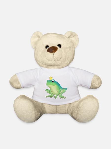 Froschkönig - Teddy - Weiß