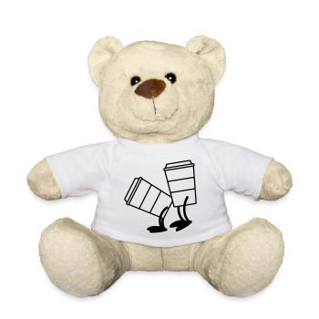 Coffee to go doggy style - Teddy - Weiß - Vorne