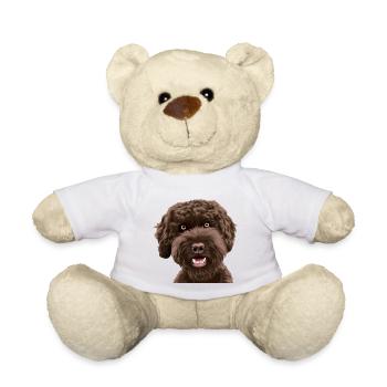 Doodle Dog Labradoodle - Teddy Bear - white - Front