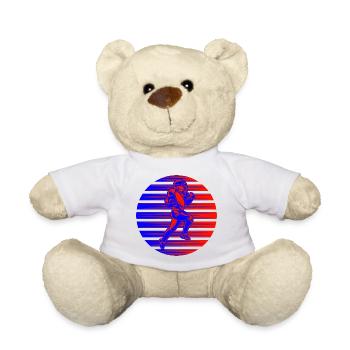 Retro Neon Quarterback - Teddy - Weiß - Vorne