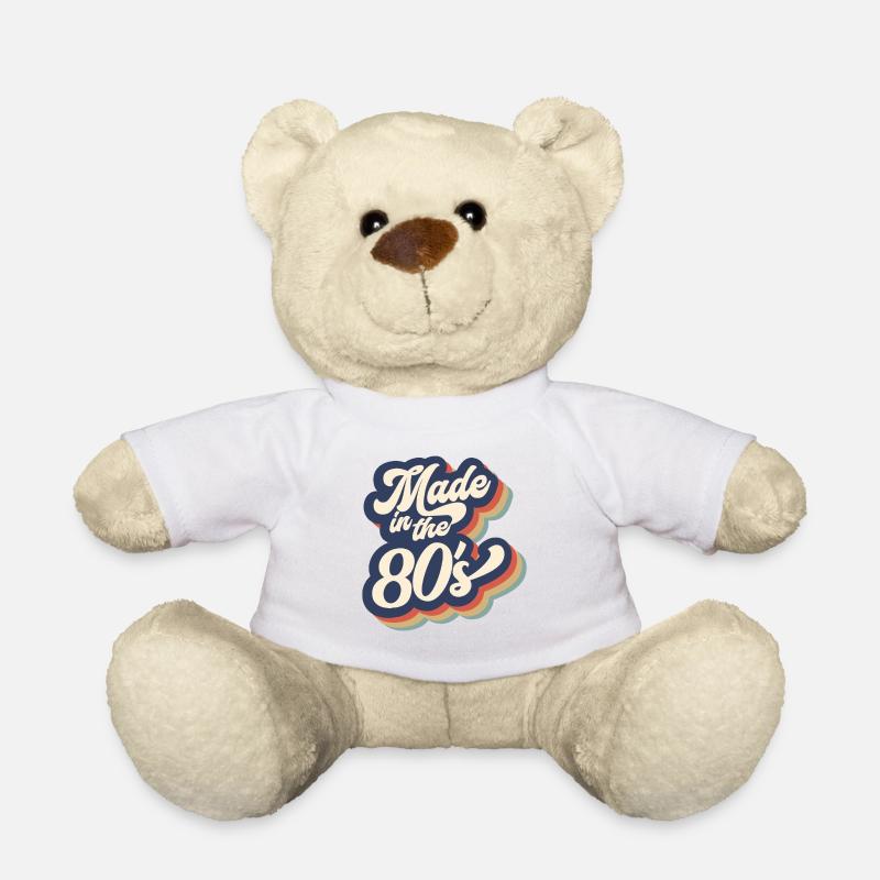 Hergestellt in den 80er Jahren Vintage - Teddy - Weiß
