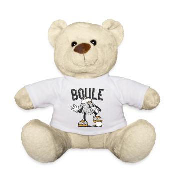 Tenue de pétanque boule pour boule bouler - Nounours - blanc - Devant