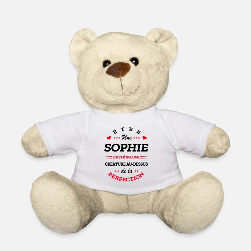 SOPHIE PARFAITE - NOM SOPHIE - Nounours - blanc