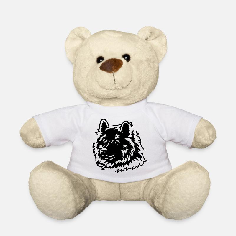 Eurasier Kopf - Teddy - Weiß