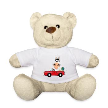 PFERD - AUTO - REISE - TIER - FUN - Teddy - Weiß - Vorne