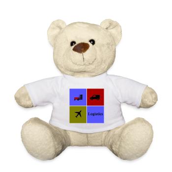 Logistics and Transport Team - Teddy Bear - white - Front