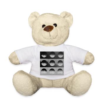 Graue Kugeln - Teddy - Weiß - Vorne