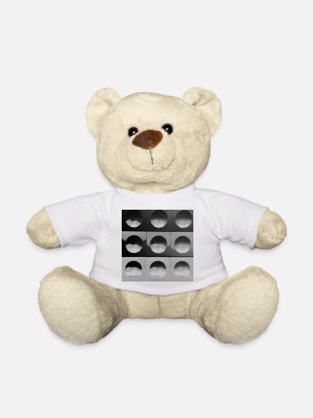 Graue Kugeln - Teddy - Weiß