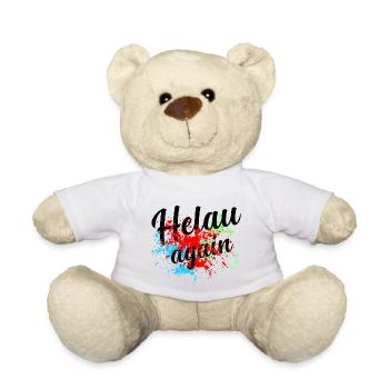 Helau Alaaf Fasching Fastnacht - Teddy - Weiß - Vorne