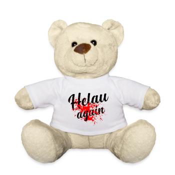 Helau Alaaf Fasching Karneval - Teddy - Weiß - Vorne