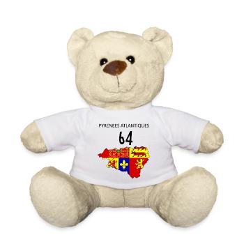 Pyrénées atlantiques - Nounours - blanc - Devant