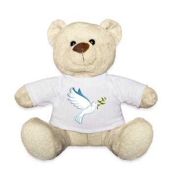 Colombe de la Paix - Nounours - blanc - Devant