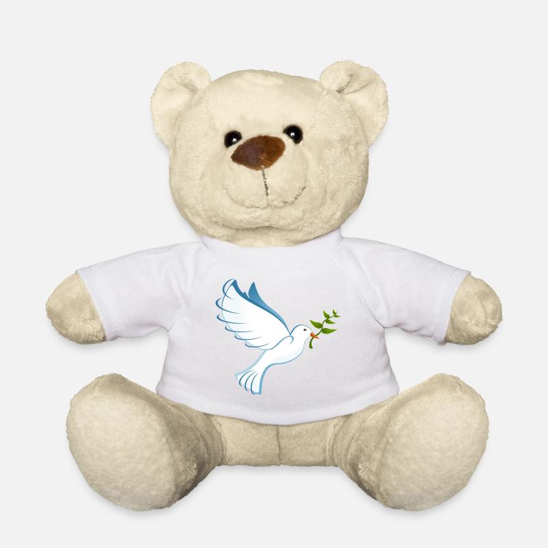 Friedenstaube - Teddy - Weiß
