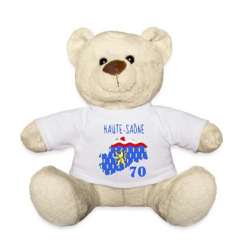 Haute-Saône - Teddy Bear - white - Front