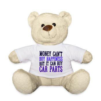 Auto Humorvoll Statement Autoliebhaber Mechaniker - Teddy - Weiß - Vorne