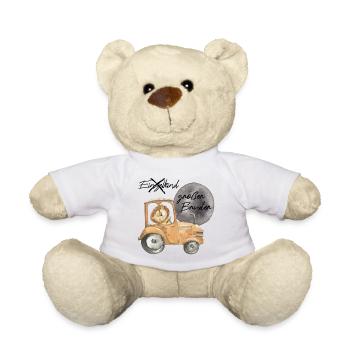 Großer Bruder Traktor Löwe - Teddy - Weiß - Vorne
