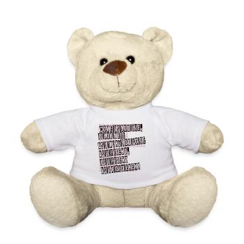 come as you are - Teddy Bear - white - Front