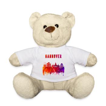 Hannover Skyline Design - Teddy - Weiß - Vorne