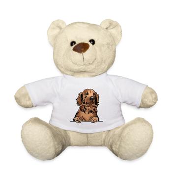 Golden Retriever Hund für spähende Hundeliebhaber - Teddy - Weiß - Vorne