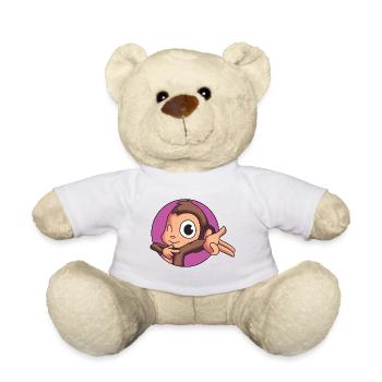 Cheeky monkey - Teddy Bear - white - Front