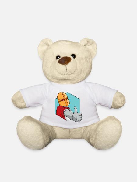 Ritter Daumen Hoch - Teddy - Weiß