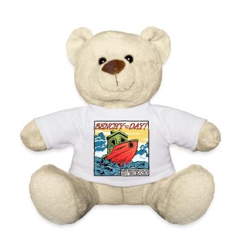Benchy sauve la mise! - Nounours - blanc - Devant