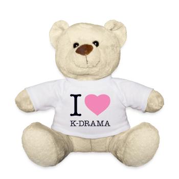 J’ADORE K-DRAMA - Nounours - blanc - Devant