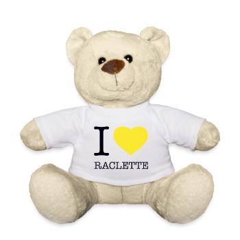 I LOVE RACLETTE - Teddy - Weiß - Vorne