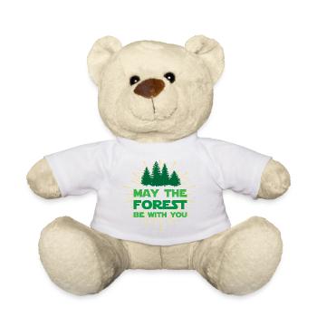 Que la forêt soit avec vous - Nounours - blanc - Devant