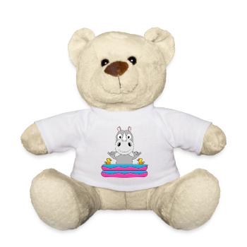 PLANSCHBECKEN - POOL - SOMMER - SHAKA - HIPPO - Teddy - Weiß - Vorne